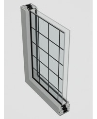 Square leaded window Square leaded window